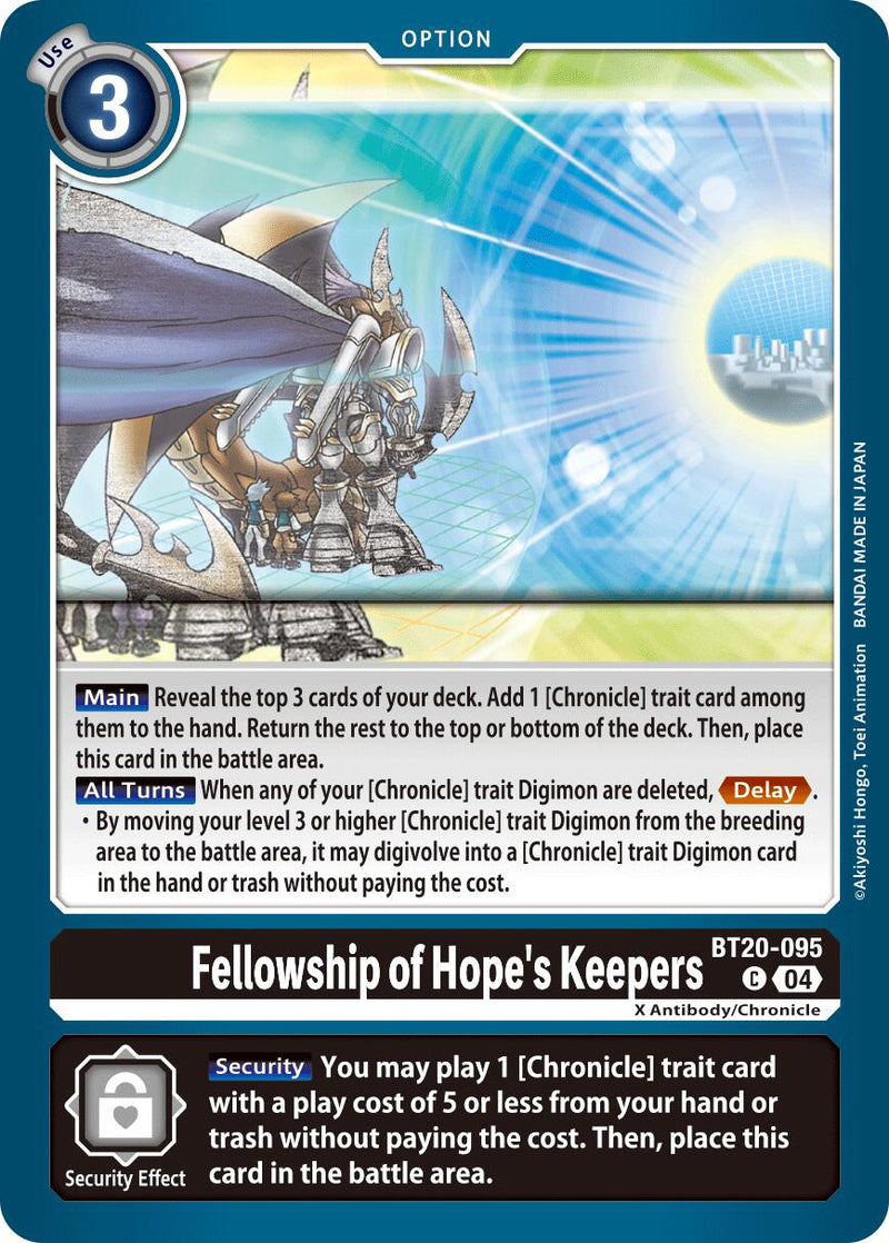 Fellowship of Hope's Keepers [BT20-095] [Release Special Booster Ver.2.5] - Destination Retro