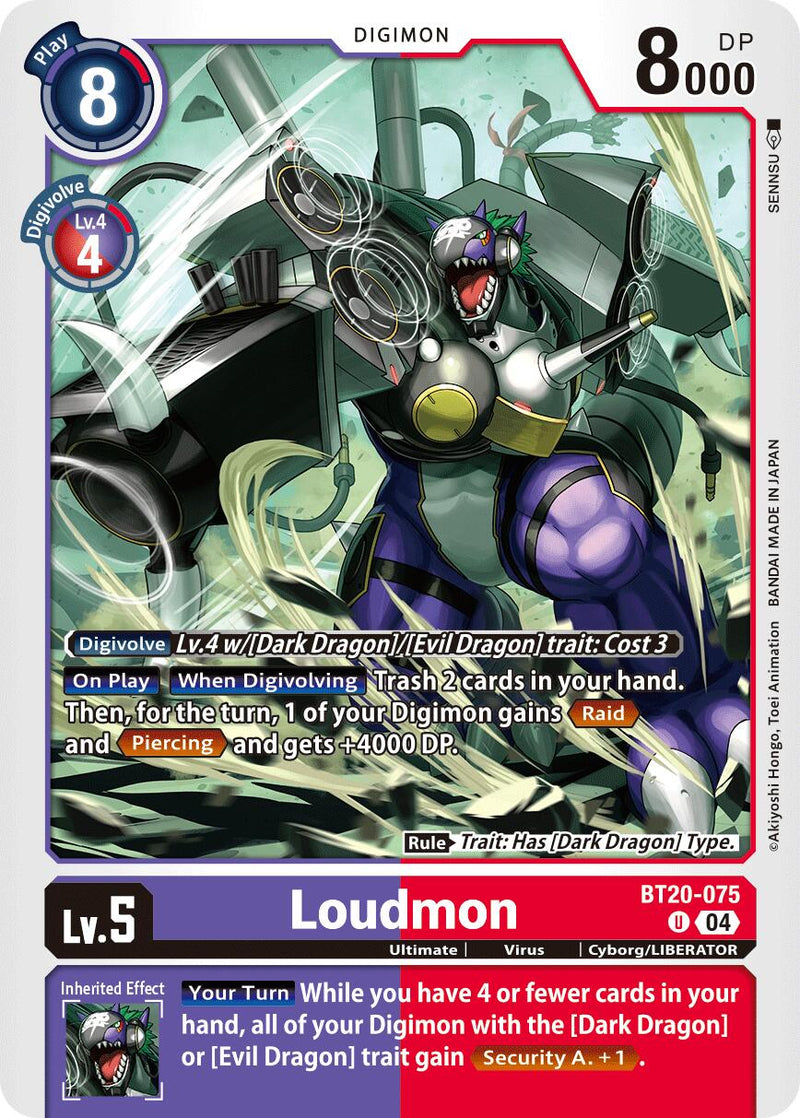 Loudmon [BT20-075] [Release Special Booster Ver.2.5] - Destination Retro