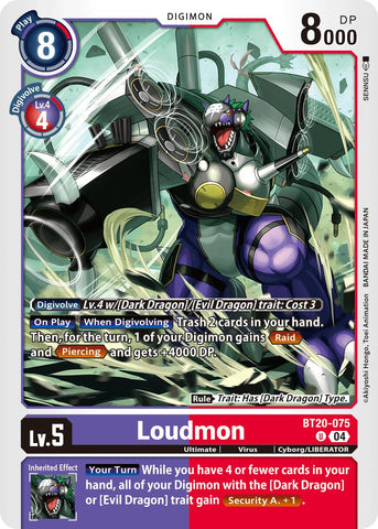 Loudmon [BT20-075] [Release Special Booster Ver.2.5] - Destination Retro