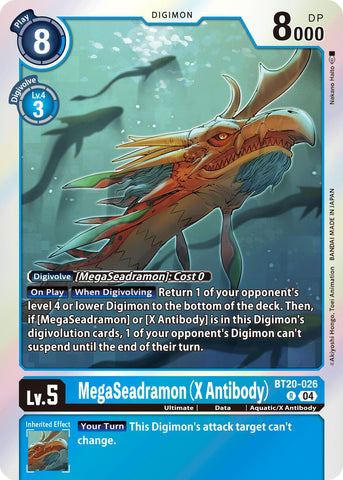 MegaSeadramon [BT20-026] (X Antibody) [Release Special Booster Ver.2.5] - Destination Retro