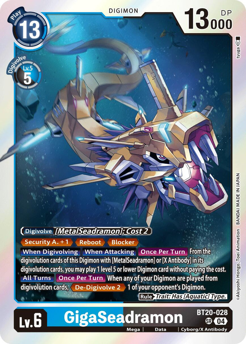 GigaSeadramon [BT20-028] [Release Special Booster Ver.2.5] - Destination Retro
