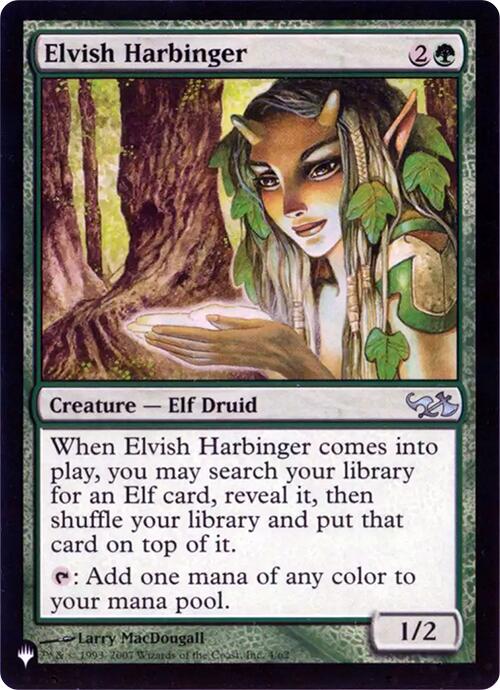 Elvish Harbinger (Retro Frame) [The List] - Destination Retro