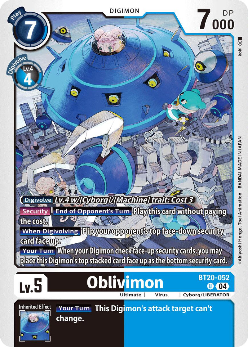 Oblivimon [BT20-052] [Release Special Booster Ver.2.5] - Destination Retro