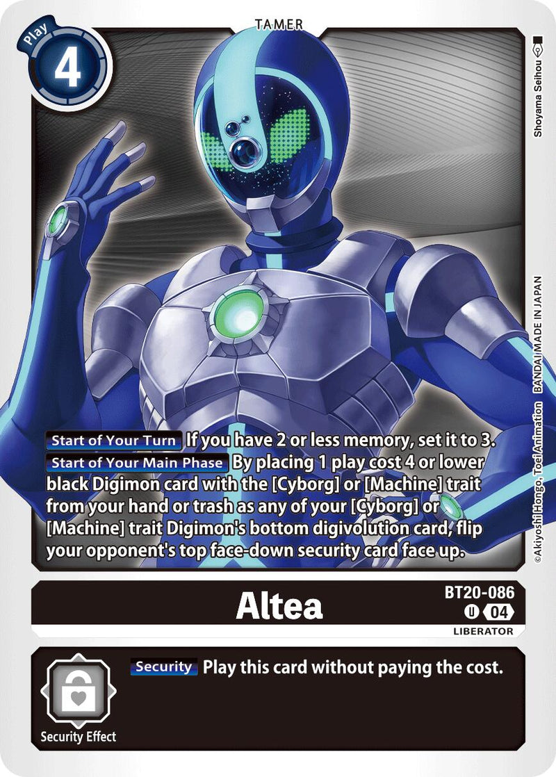 Altea [BT20-086] [Release Special Booster Ver.2.5] - Destination Retro