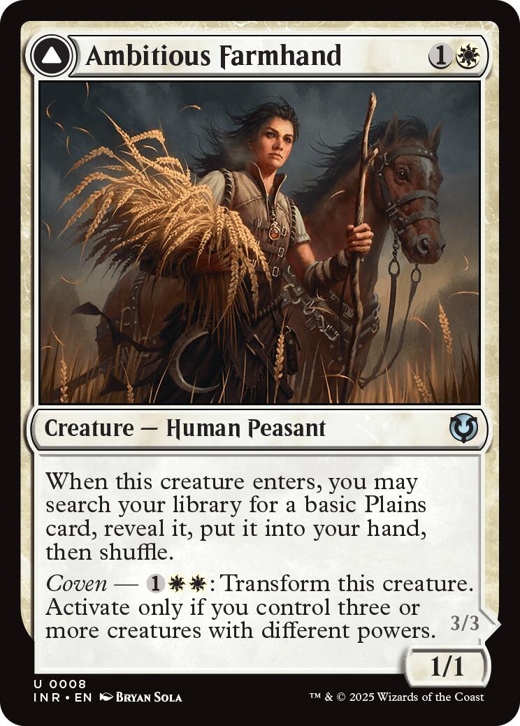 Ambitious Farmhand // Seasoned Cathar [Innistrad Remastered] - Destination Retro