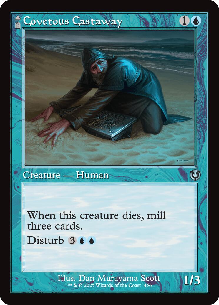 Covetous Castaway // Ghostly Castigator (Retro Frame) [Innistrad Remastered] - Destination Retro