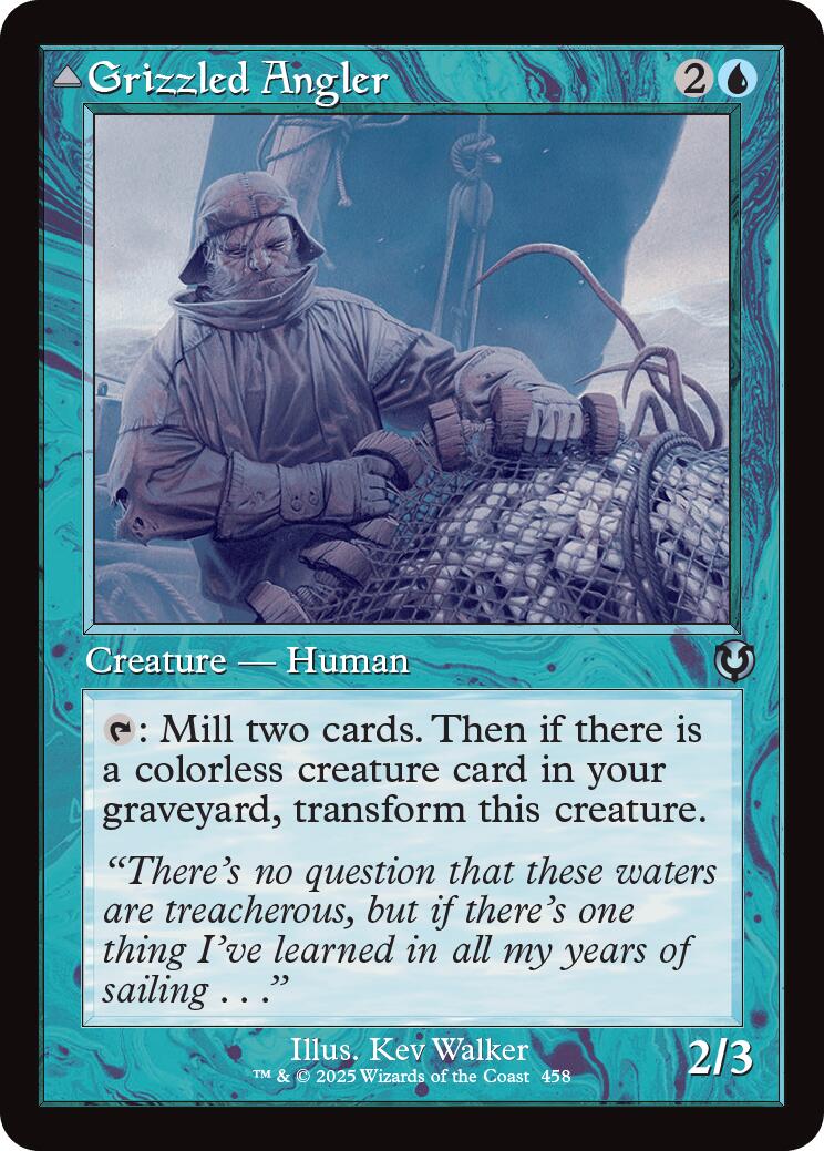 Grizzled Angler // Grisly Anglerfish (Retro Frame) [Innistrad Remastered] - Destination Retro