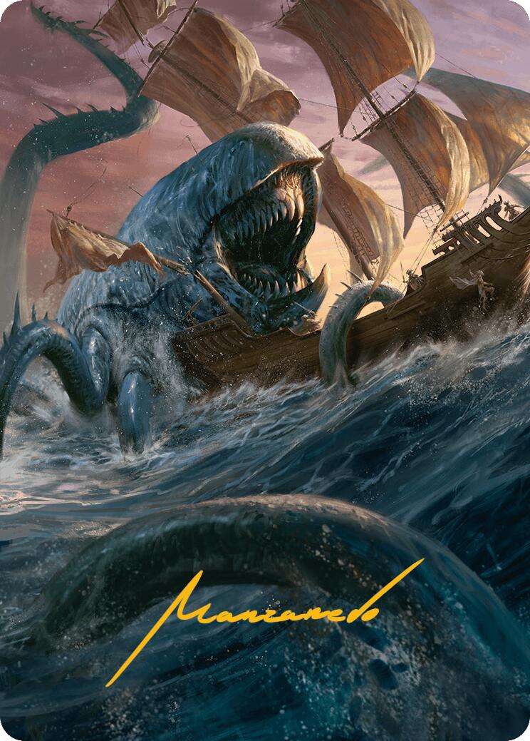 Hullbreaker Horror Art Card (Gold-Stamped Signature) [Innistrad Remastered Art Series] - Destination Retro