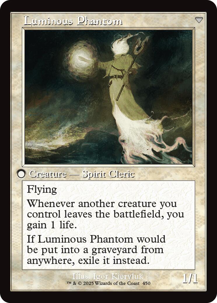 Lunarch Veteran // Luminous Phantom (Retro Frame) [Innistrad Remastered] - Destination Retro