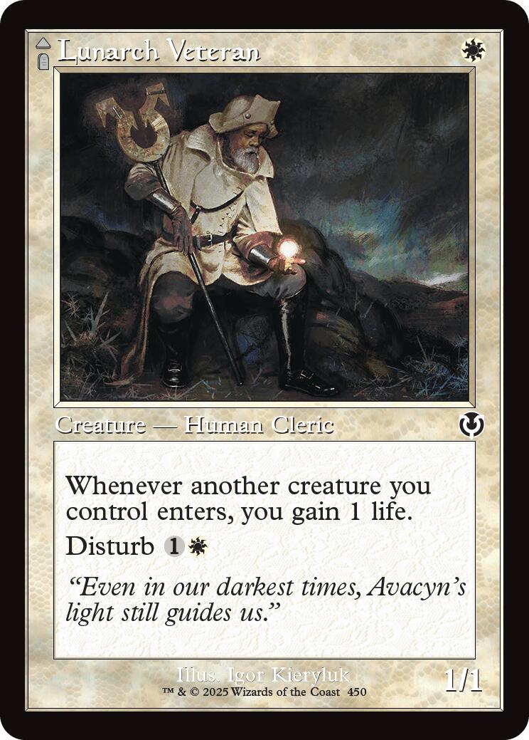 Lunarch Veteran // Luminous Phantom (Retro Frame) [Innistrad Remastered] - Destination Retro