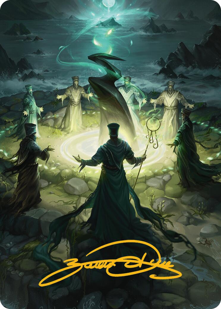 Cryptolith Rite Art Card (Gold-Stamped Signature) [Innistrad Remastered Art Series] - Destination Retro