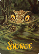 The Gitrog Monster Art Card (Gold-Stamped Signature) [Innistrad Remastered Art Series] - Destination Retro