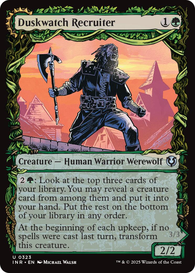 Duskwatch Recruiter // Krallenhorde Howler (Showcase) [Innistrad Remastered] - Destination Retro