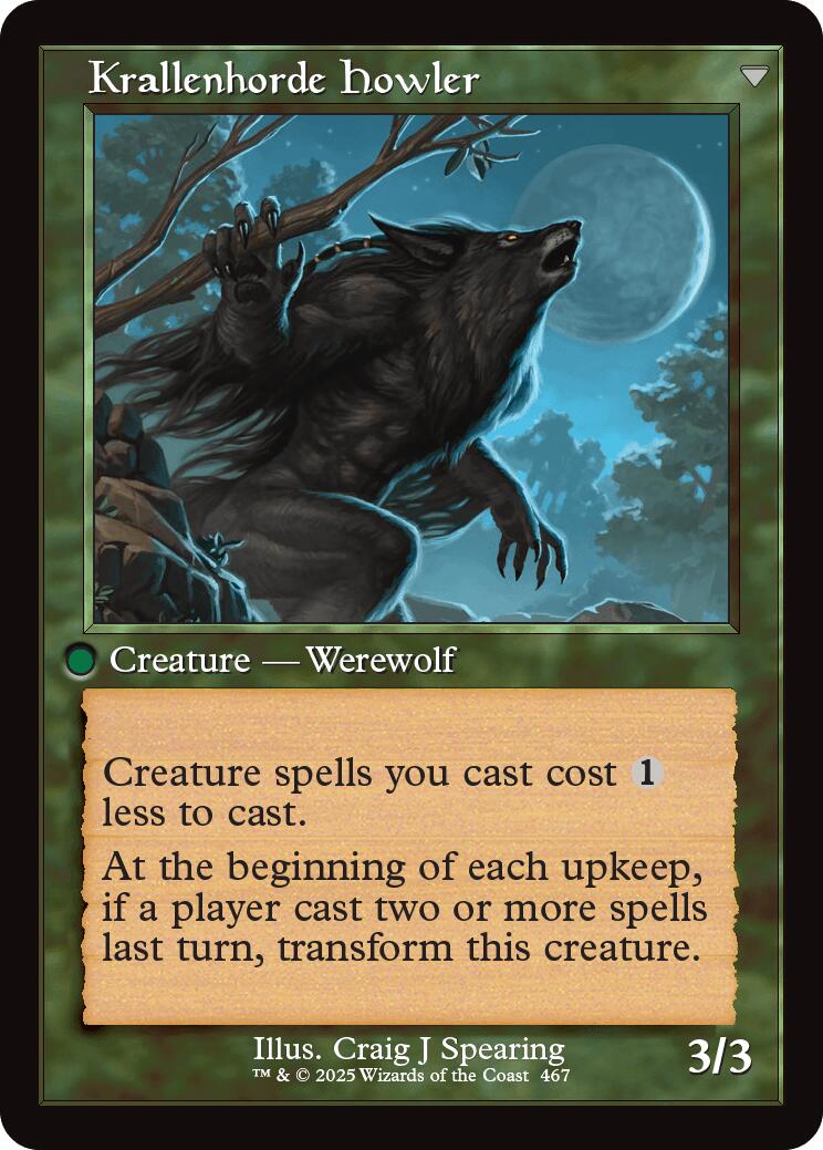 Duskwatch Recruiter // Krallenhorde Howler (Retro Frame) [Innistrad Remastered] - Destination Retro