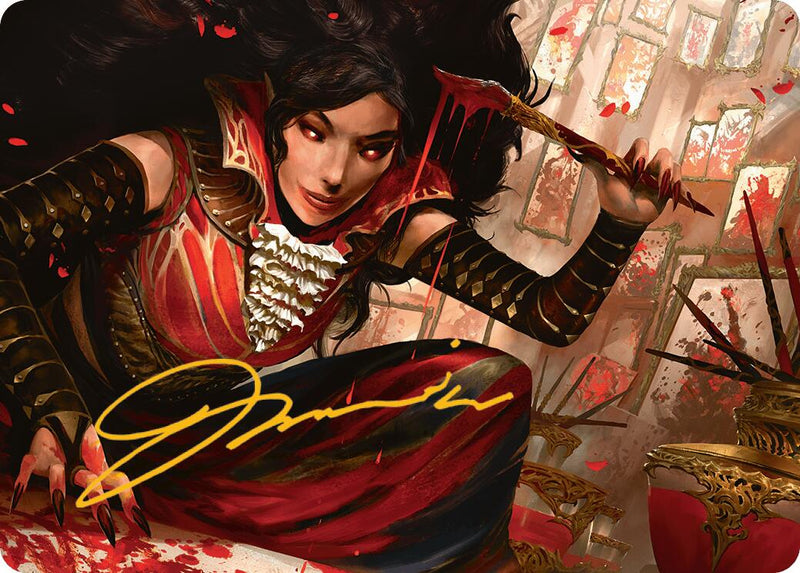Blood Artist Art Card (Gold-Stamped Signature) [Innistrad Remastered Art Series] - Destination Retro