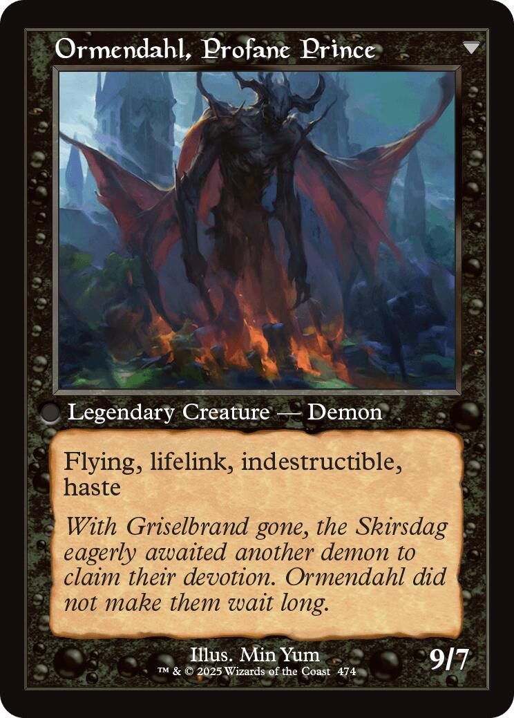 Westvale Abbey // Ormendahl, Profane Prince (Retro Frame) [Innistrad Remastered] - Destination Retro