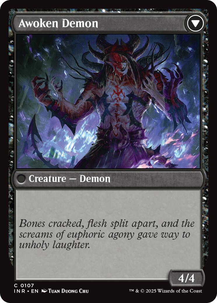 Ecstatic Awakener // Awoken Demon [Innistrad Remastered] - Destination Retro
