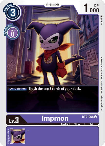 Impmon [BT2-068] [Release Special Booster Ver.1.0] - Destination Retro