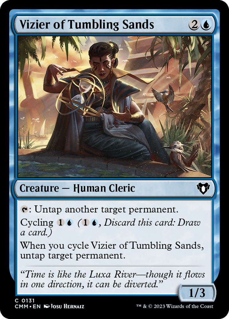 Vizier of Tumbling Sands [Commander Masters] - Destination Retro