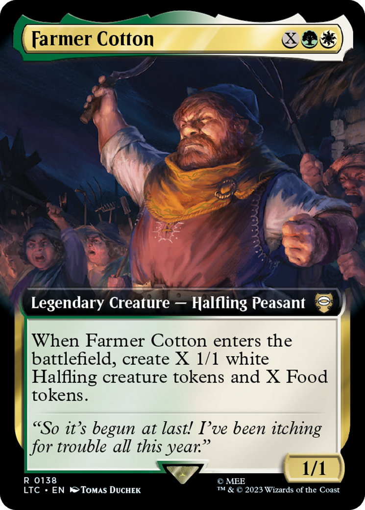 Farmer Cotton (Extended Art) [The Lord of the Rings: Tales of Middle-Earth Commander] - Destination Retro