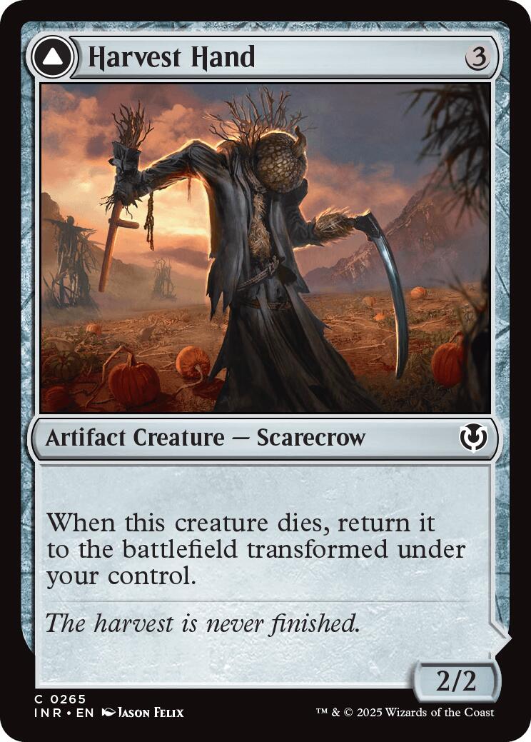Harvest Hand // Scrounged Scythe [Innistrad Remastered] - Destination Retro