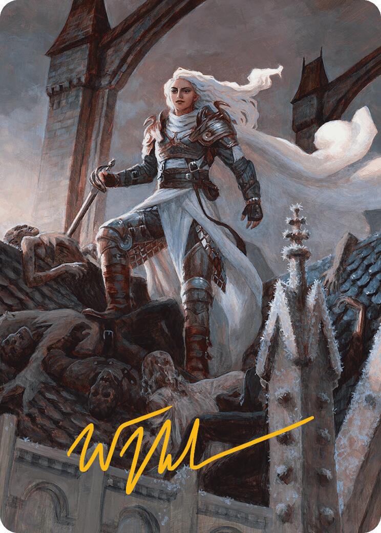 Thalia, Heretic Cathar Art Card (Gold-Stamped Signature) [Innistrad Remastered Art Series] - Destination Retro