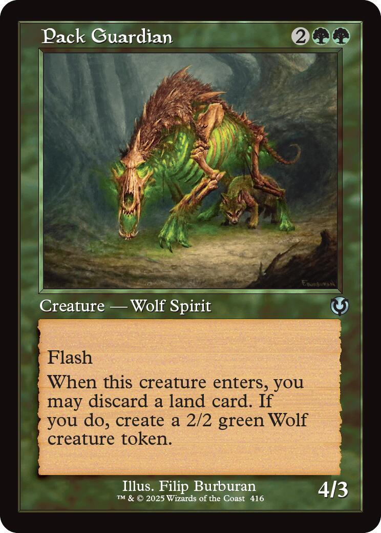 Pack Guardian (Retro Frame) [Innistrad Remastered] - Destination Retro