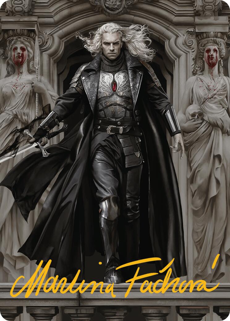 Sorin, Imperious Bloodlord Art Card (Gold-Stamped Signature) [Innistrad Remastered Art Series] - Destination Retro