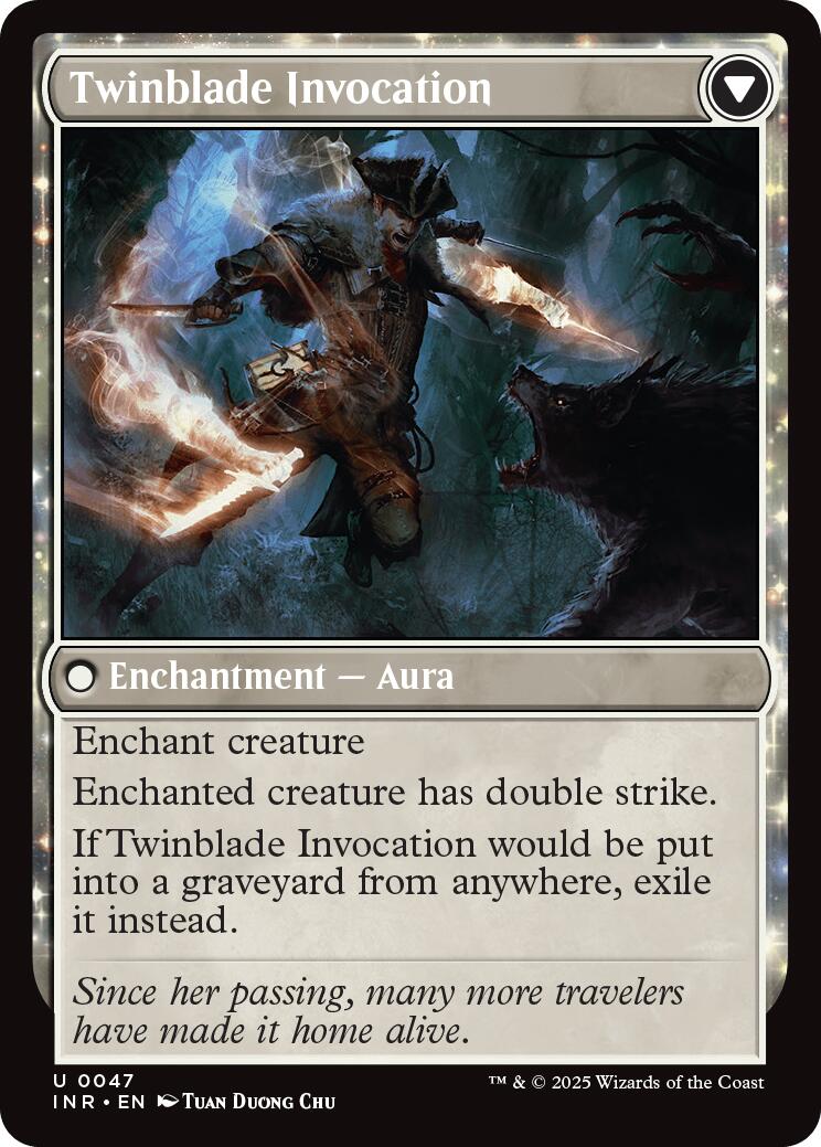 Twinblade Geist // Twinblade Invocation [Innistrad Remastered] - Destination Retro