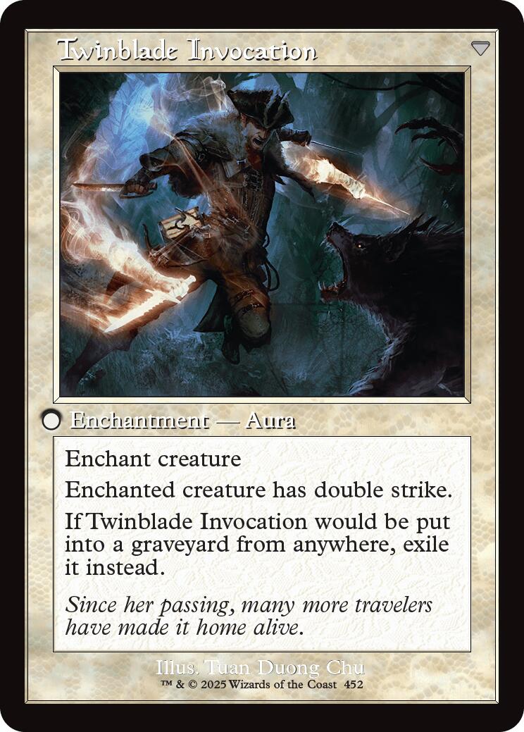Twinblade Geist // Twinblade Invocation (Retro Frame) [Innistrad Remastered] - Destination Retro