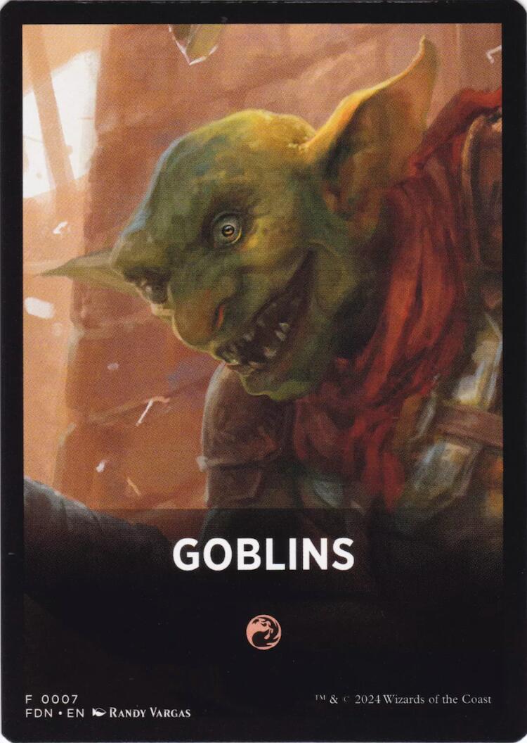 Goblins Theme Card [Foundations Tokens] - Destination Retro