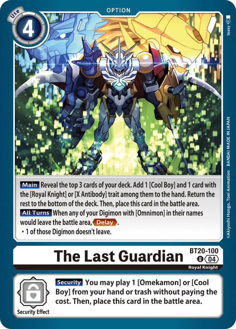 The Last Guardian [BT20-100] [Release Special Booster Ver.2.5] - Destination Retro
