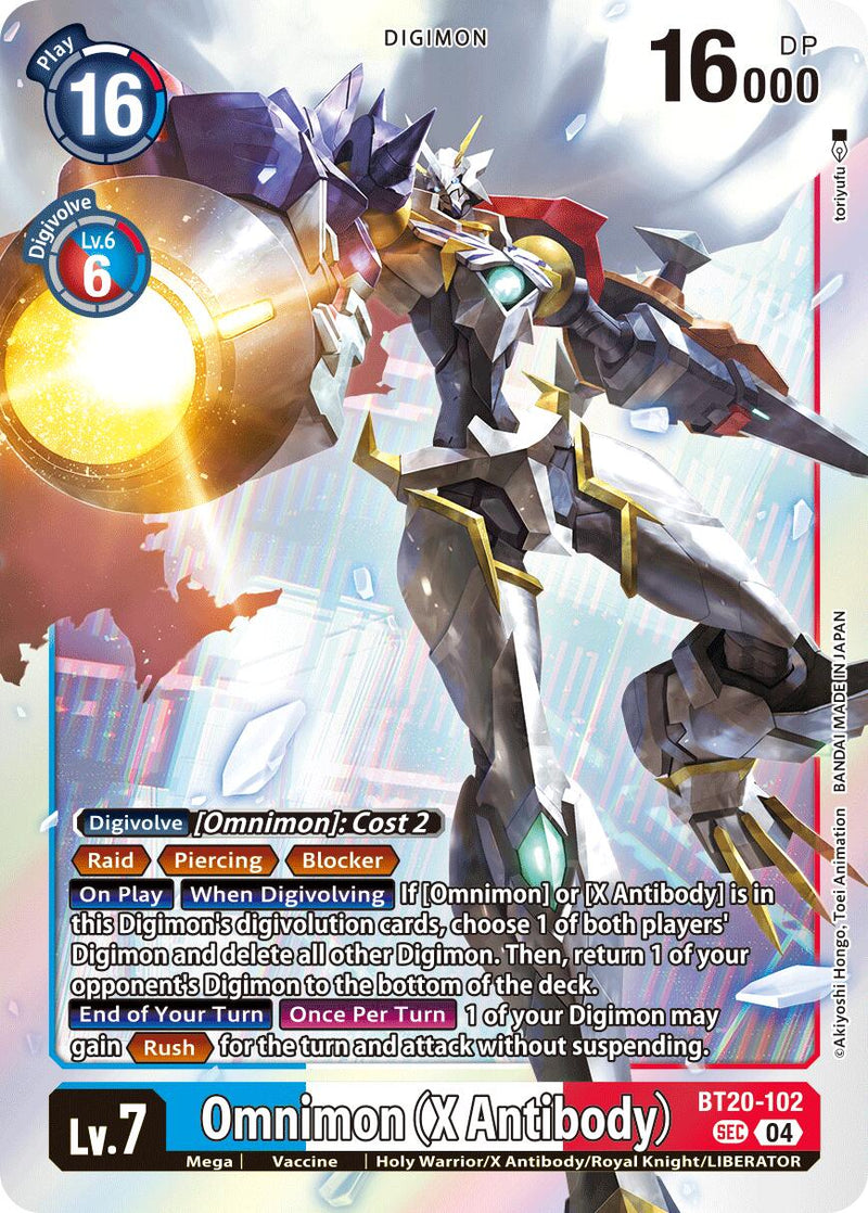 Omnimon [BT20-102] (X Antibody) [Release Special Booster Ver.2.5] - Destination Retro