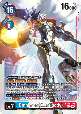 Omnimon [BT20-102] (X Antibody) [Release Special Booster Ver.2.5] - Destination Retro