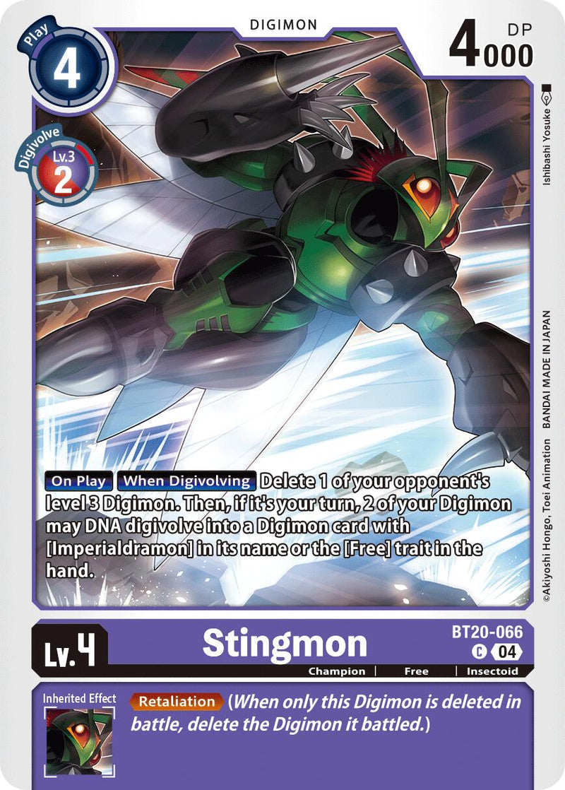 Stingmon [BT20-066] [Release Special Booster Ver.2.5] - Destination Retro