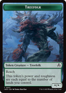 Treefolk // Emblem - Wrenn and Seven Double-Sided Token [Innistrad Remastered Tokens] - Destination Retro