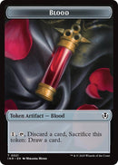Blood // Clue Double-Sided Token [Innistrad Remastered Tokens] - Destination Retro