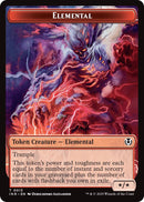 Elemental // Human (0014) Double-Sided Token [Innistrad Remastered Tokens] - Destination Retro