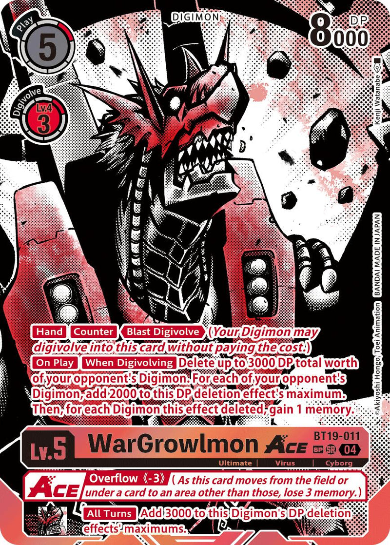 WarGrowlmon ACE [BT19-011] (Textured) [Release Special Booster Ver.2.5] - Destination Retro