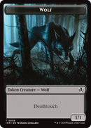 Wolf (0009) // Wolf (0018) Double-Sided Token [Innistrad Remastered Tokens] - Destination Retro