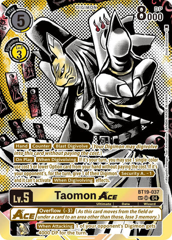 Taomon ACE [BT19-037] (Textured) [Release Special Booster Ver.2.5] - Destination Retro
