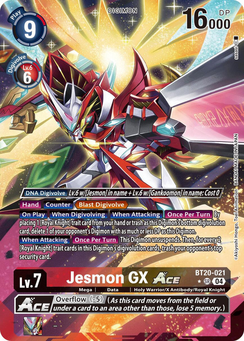 Jesmon GX ACE [BT20-021] (Alternate Art) [Release Special Booster Ver.2.5] - Destination Retro