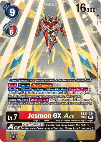 Jesmon GX ACE [BT20-021] (Textured) [Release Special Booster Ver.2.5] - Destination Retro