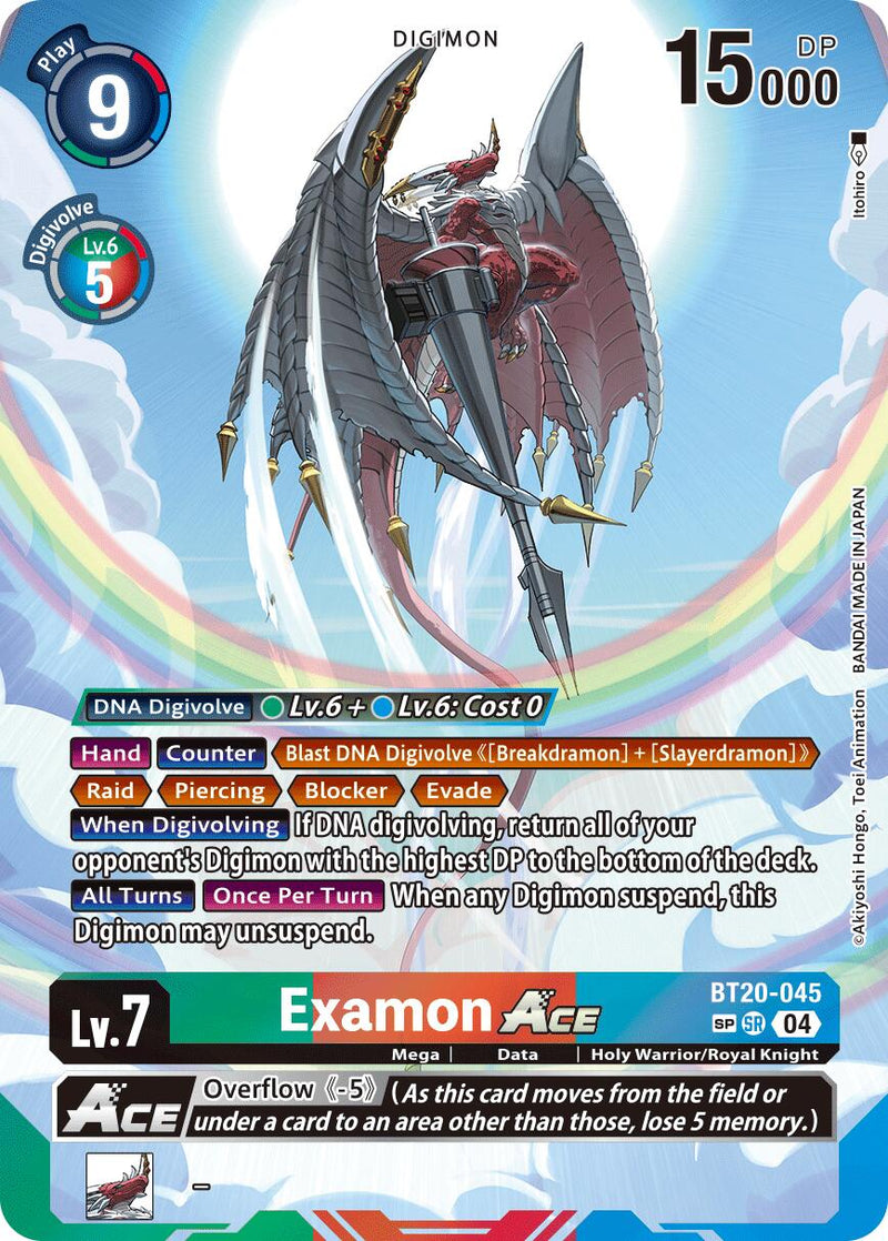Examon ACE [BT20-045] (Textured) [Release Special Booster Ver.2.5] - Destination Retro