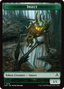 Insect // Spider Double-Sided Token [Innistrad Remastered Tokens] - Destination Retro