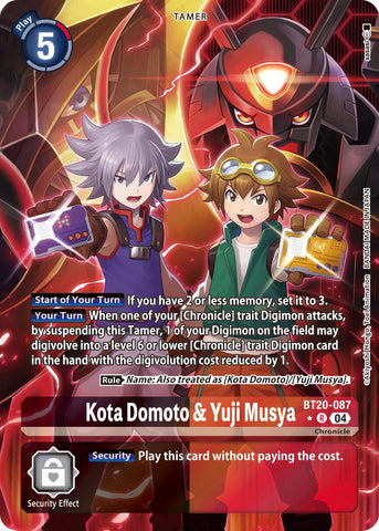 Kota Domoto & Yuji Musya [BT20-087] (Alternate Art) [Release Special Booster Ver.2.5] - Destination Retro
