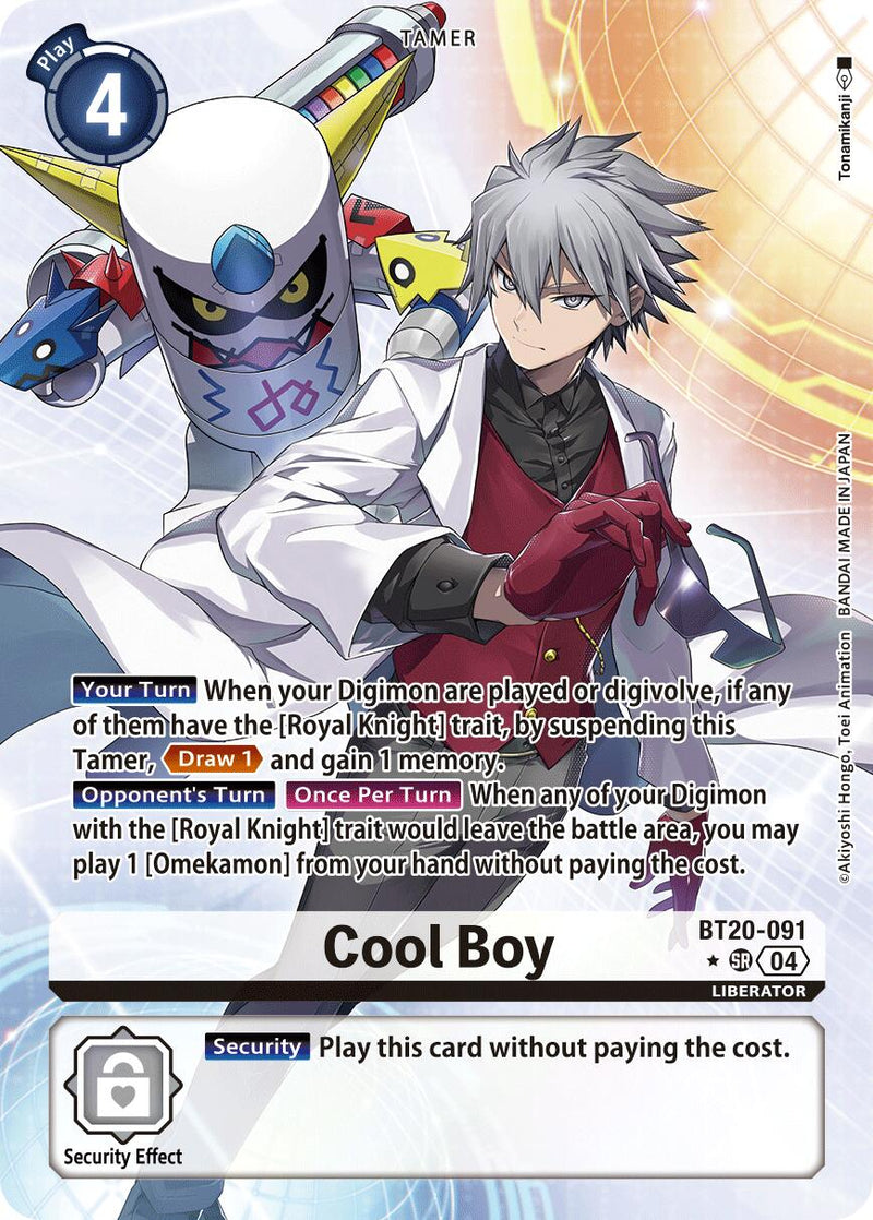 Cool Boy [BT20-091] (Alternate Art) [Release Special Booster Ver.2.5] - Destination Retro