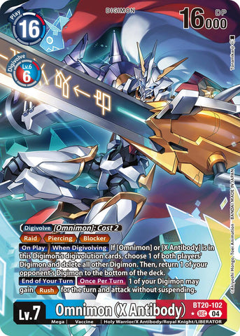Omnimon [BT20-102] (X Antibody) (Alternate Art) [Release Special Booster Ver.2.5] - Destination Retro