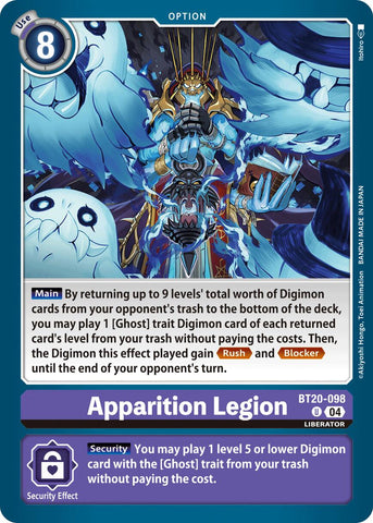 Apparition Legion [BT20-098] [Release Special Booster Ver.2.5] - Destination Retro