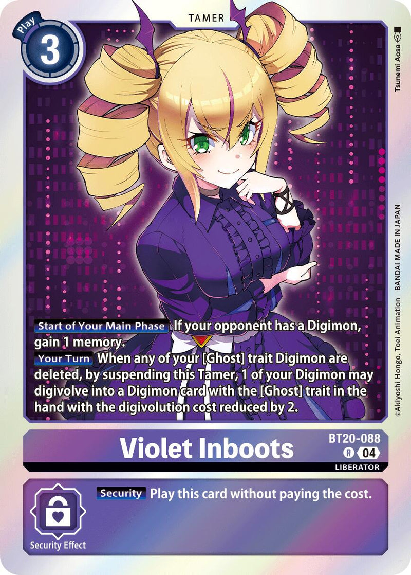 Violet Inboots [BT20-088] - BT20-088 [Release Special Booster Ver.2.5] - Destination Retro